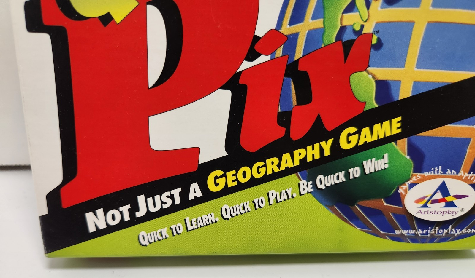 2003 Quick Pix Geography Card Game Homeschool Travel Learning Aristoplay Unused