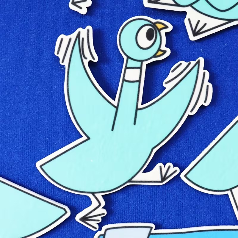 Pigeon Felt Story Set, Flannel Board Storytelling Activity for Preschool Kids