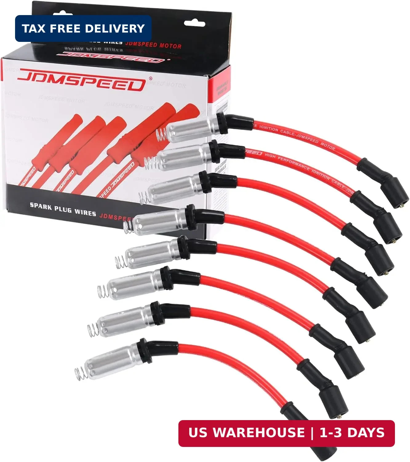 JDMSPEED High Performance Spark Plug Ignition Wire for 2000-2009 Chevy GMC V8