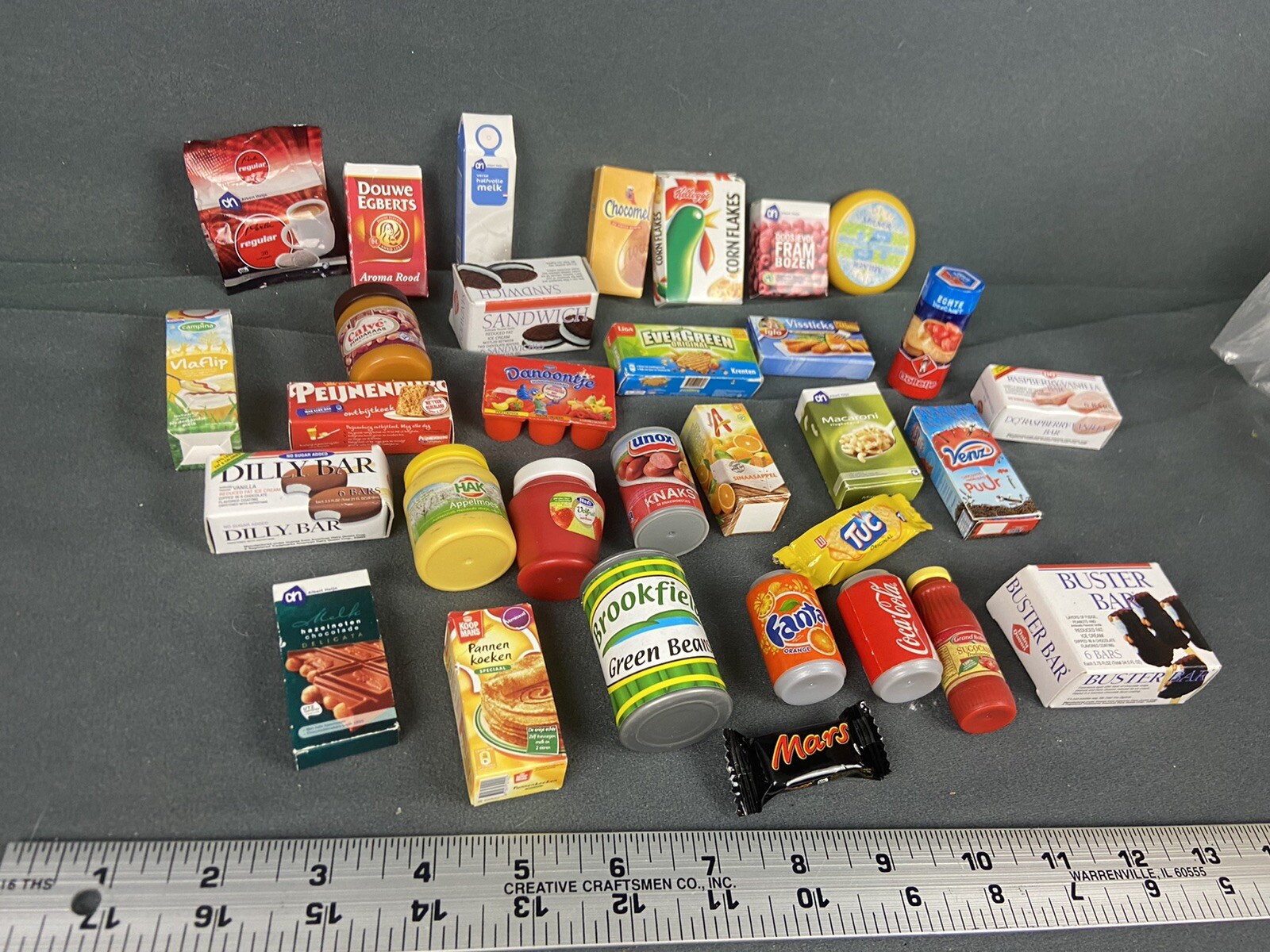 Mini Brands FOOD Lot Of 32 Pieces Zuru Preowned Accessories Dilly Bars Plus