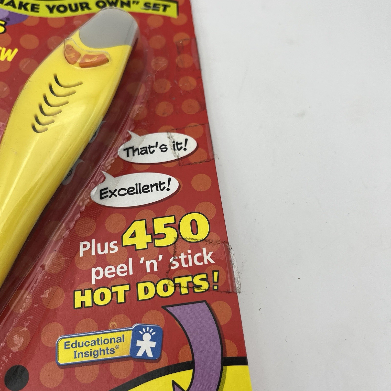 VTG Hot Dots The Talking Pen Posters Flash Cards Stickers 2006 Make Your Own Set