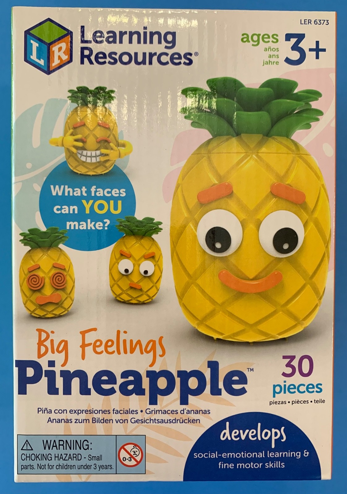 LEARNING RESOURCES: BIG FEELINGS PINEAPPLE/ SOCIAL-EMOTIONAL & FINE MOTOR SKILLS