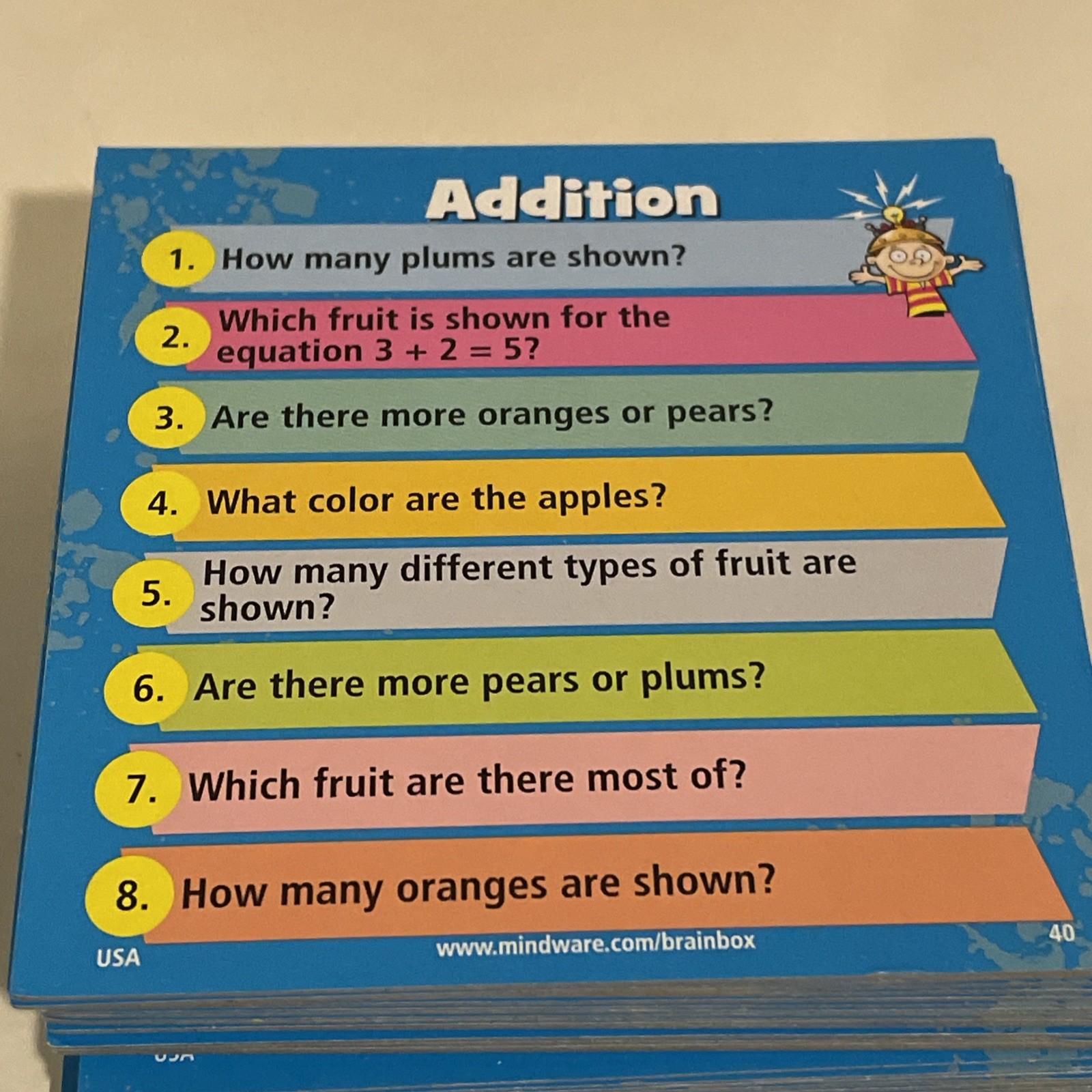 Mindware Brain Box Math age 8+ Replacement Parts