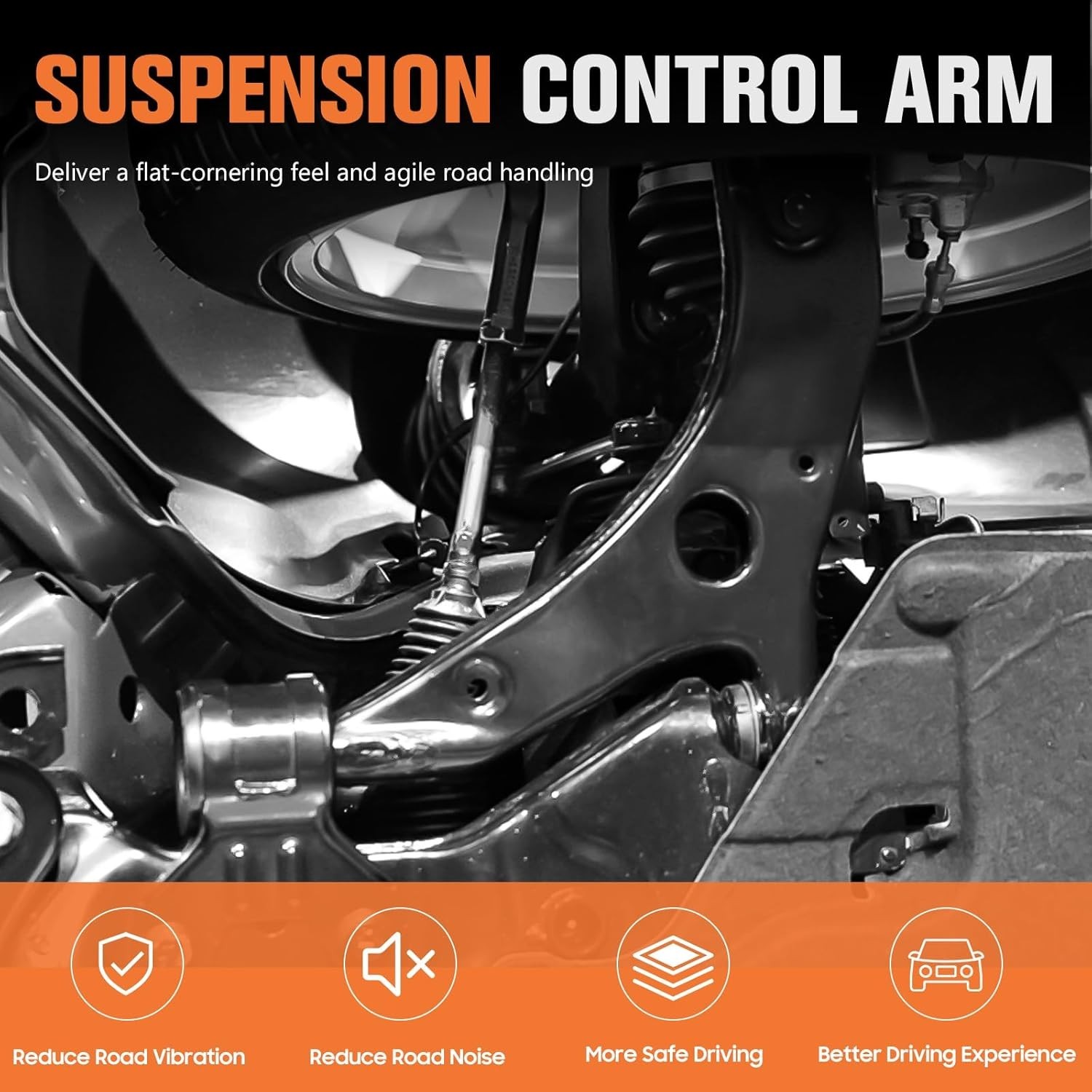 Front Lower Control Arms Suspension Kits Fit for Toyota Tacoma 2005-2014 (Fits