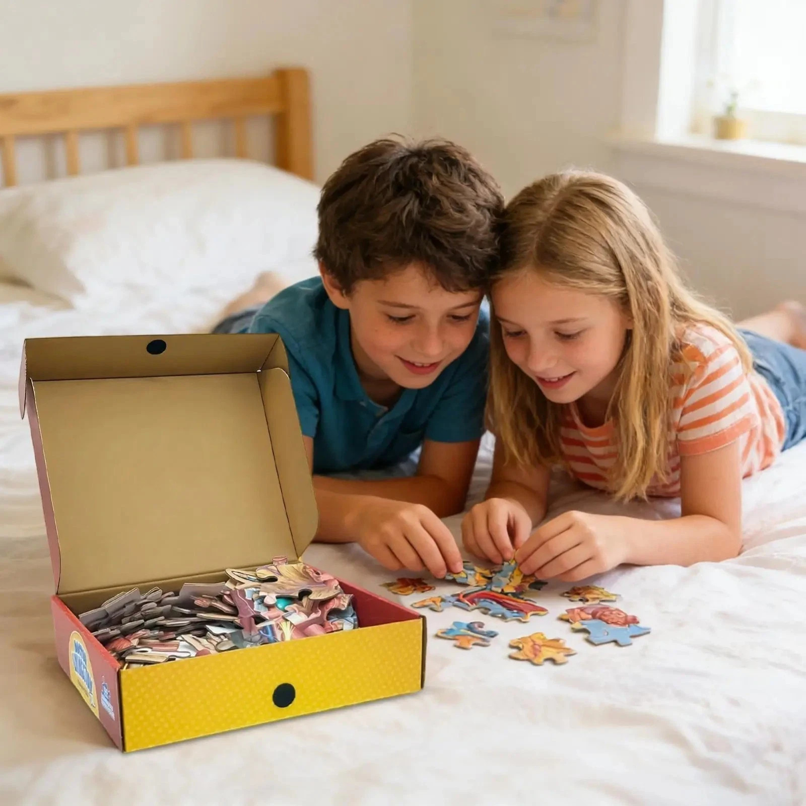 Human Anatomy 100 Piece Floor Jigsaw Puzzle, Unique Educational Science for Kids