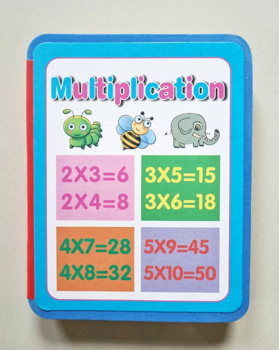 Learning Number Multiplication Practice Book Basic Beginner Child Math Study 5″