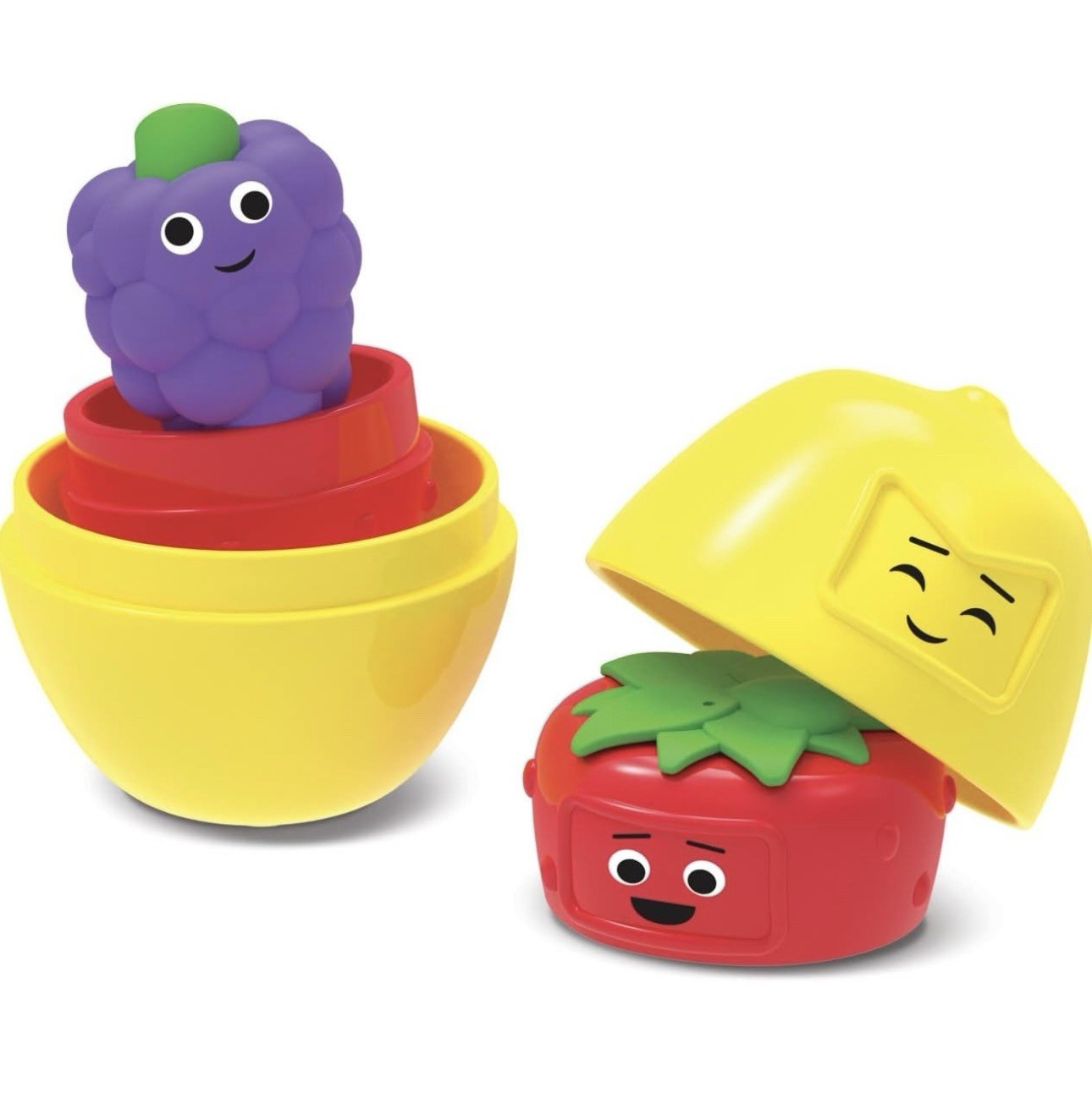 Learning Resources Big Feelings Nesting Fruit Friends 9 Pieces New – 18+ Months