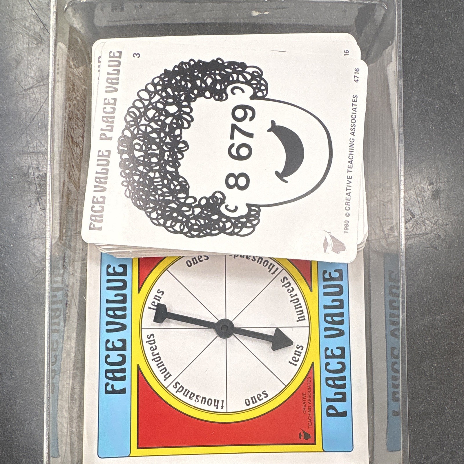 Creative Teaching Associates Face Value Place Value B Math Game Cards MPN 4716