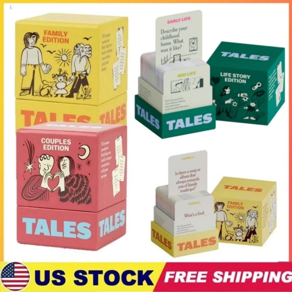 Tales Conversation Starter Cards Card Game For Family/Couples Edition Board Game