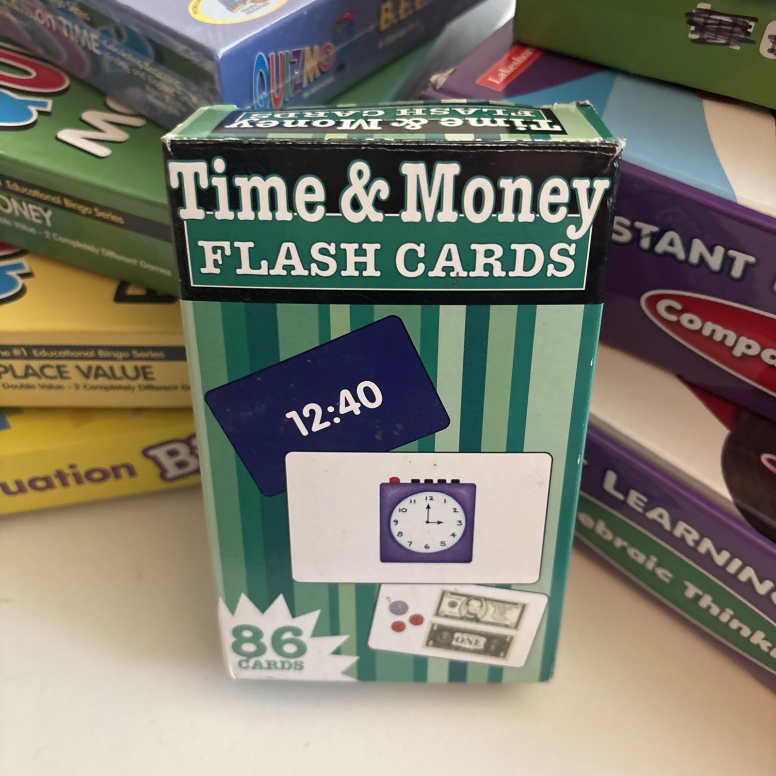 Learning Center Lakeshore Activity Set Lot Of 9 Games 7+ Homeschool Education