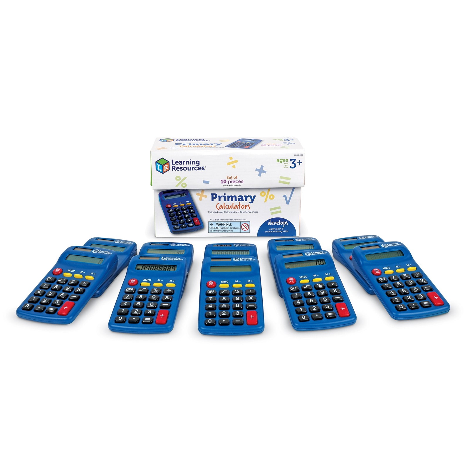 Primary Calculator Basic Solar & Battery Powered Calculators