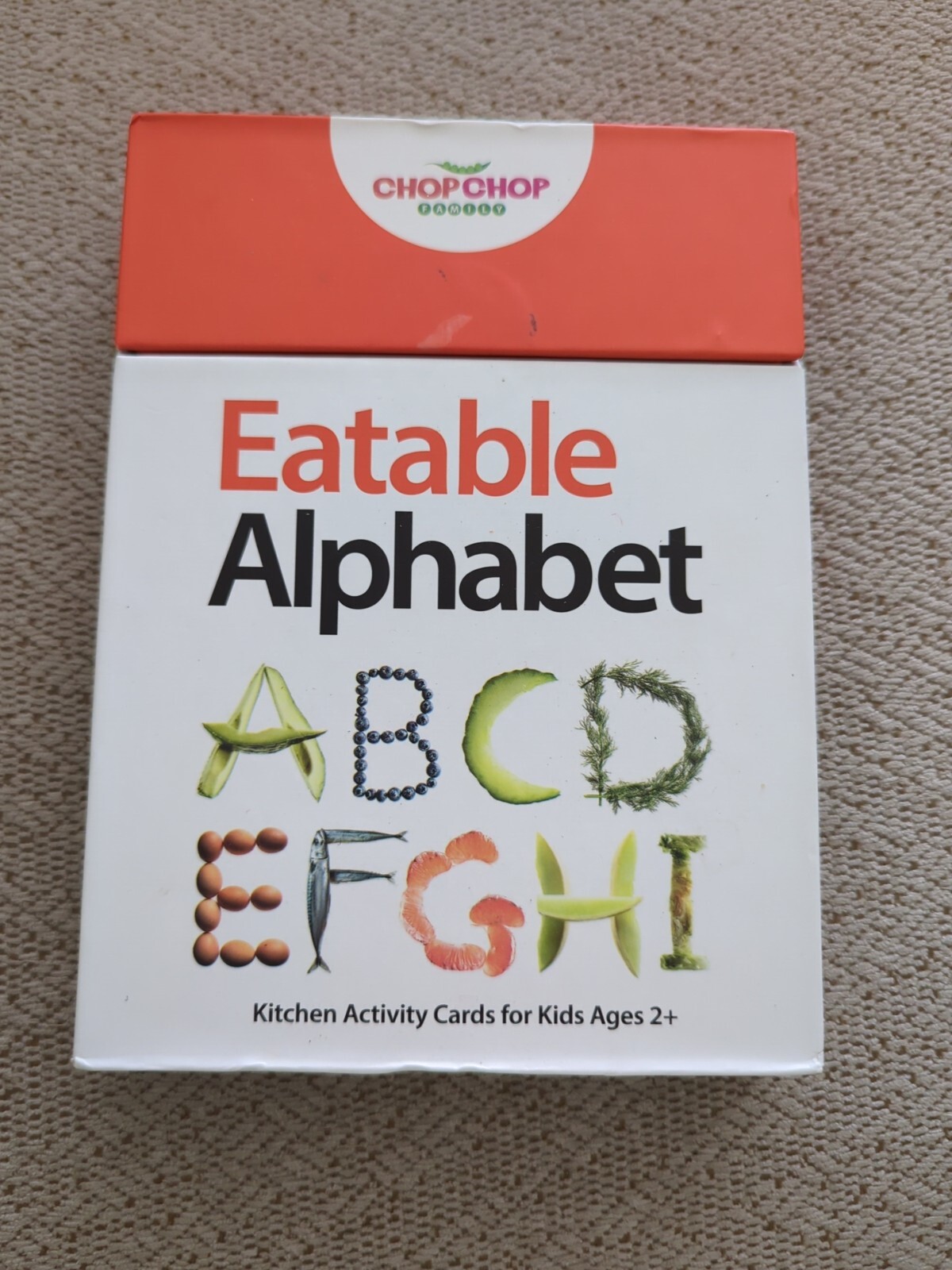Eatable Alphabet Kitchen Activity Cards Recipe Cooking Child Kid