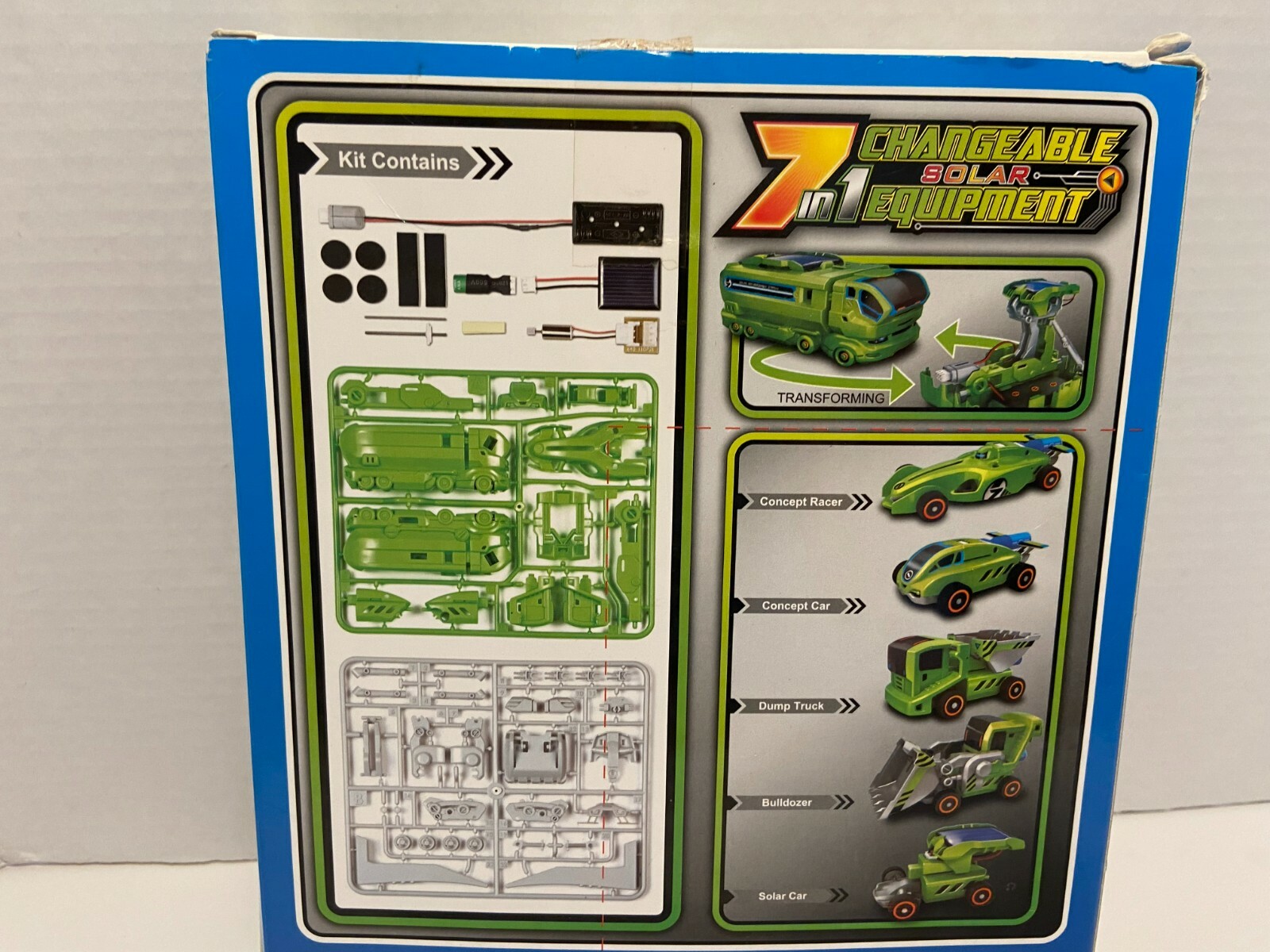 Aww-Smart 7 in 1 Changeable Solar power Equipment vehicle building science kit