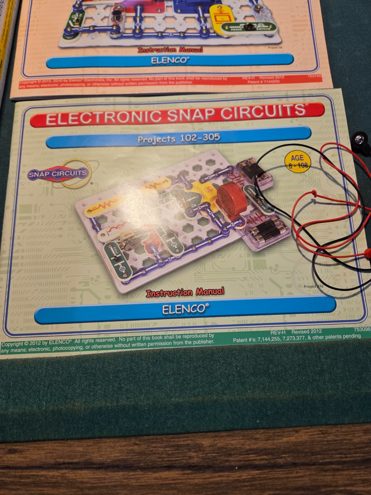 Elenco circuit board.