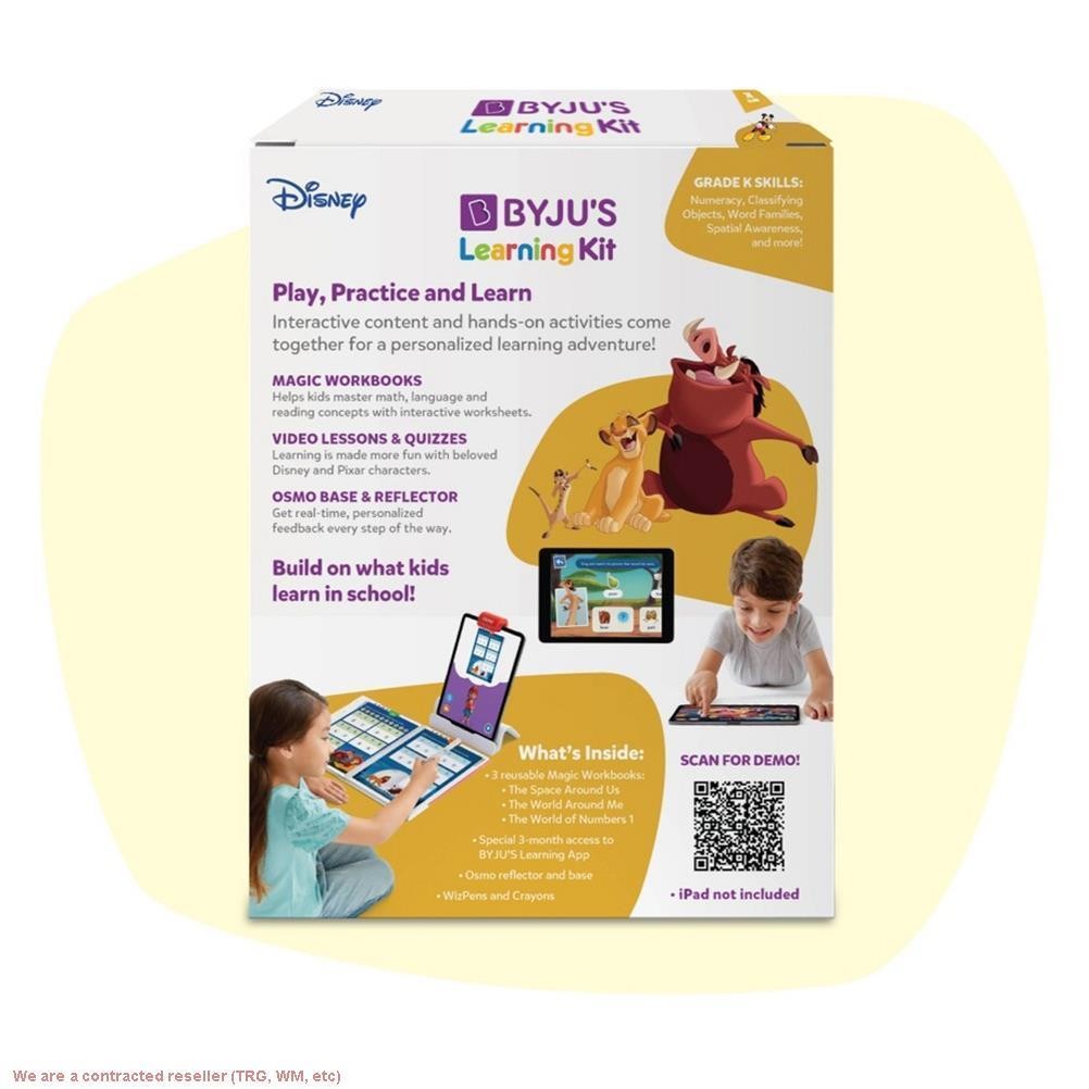 BYJU’S Learning Kit: Disney, Grade K, Essential Edition