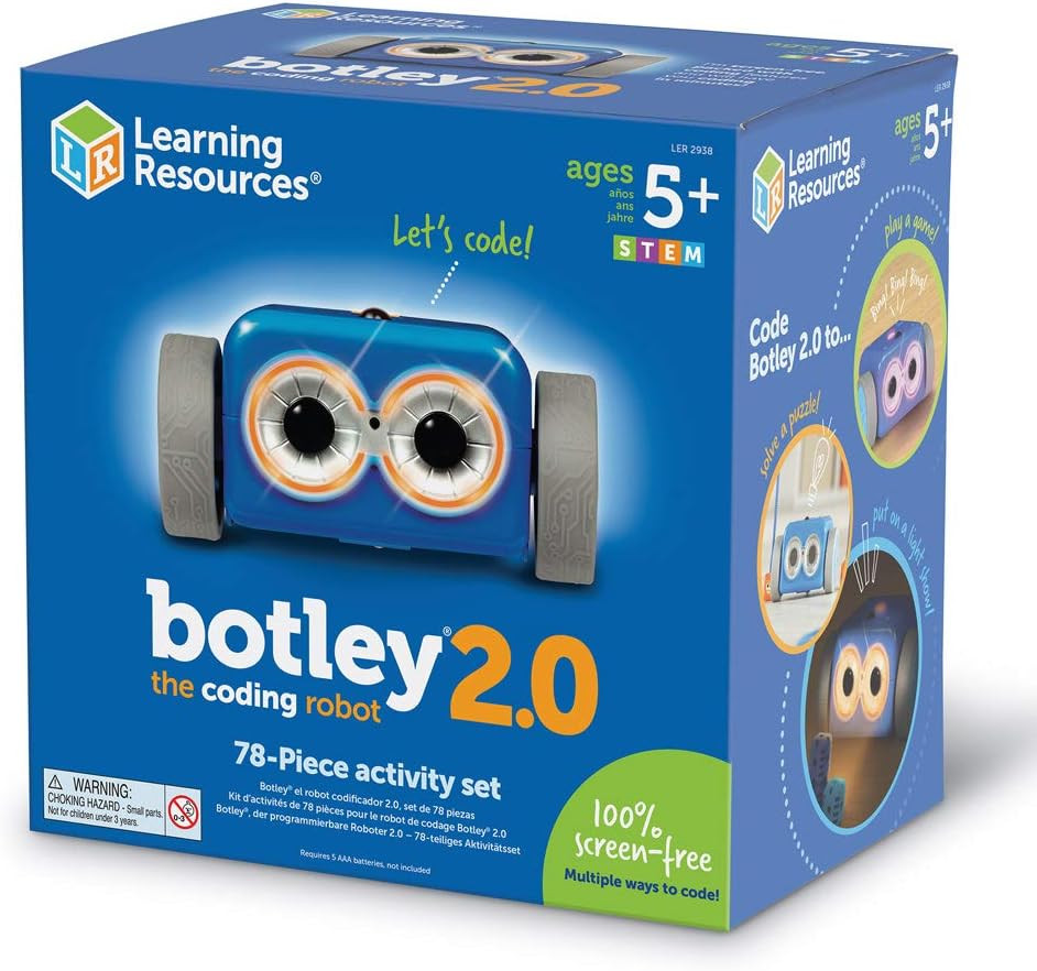 Botley the Coding Robot 2.0 Activity Set – 78 Pieces, Ages 5+, Coding Robot for