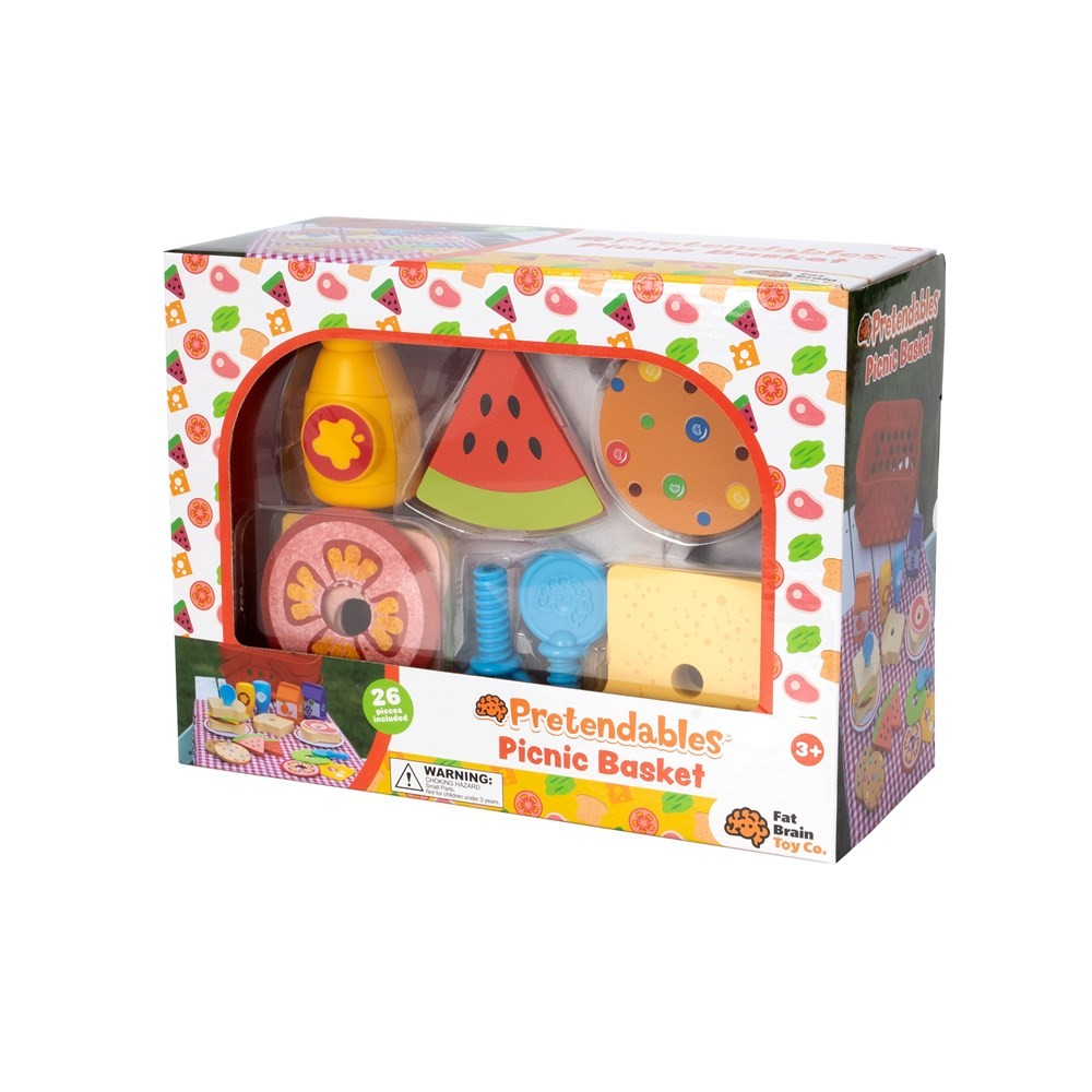 Fat Brain Pretendables Picnic Basket Set