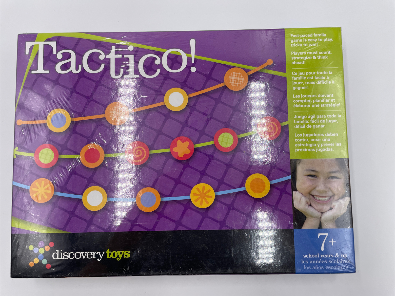 Tactico! Strategy, Thinking Skills, Math Board Game by Discovery Toys (2010) NEW
