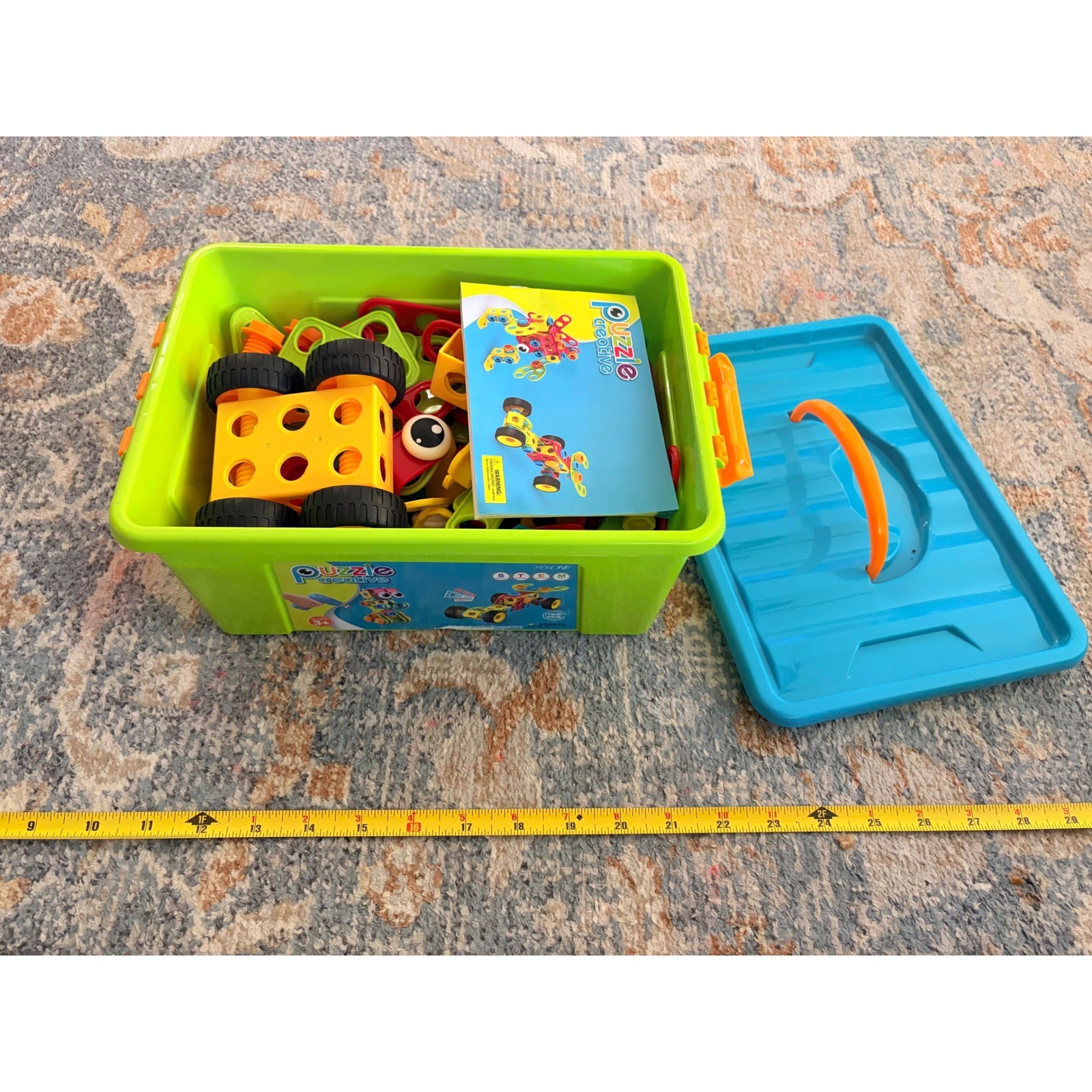 195 Piece Educational STEM Construction Building Toy Set