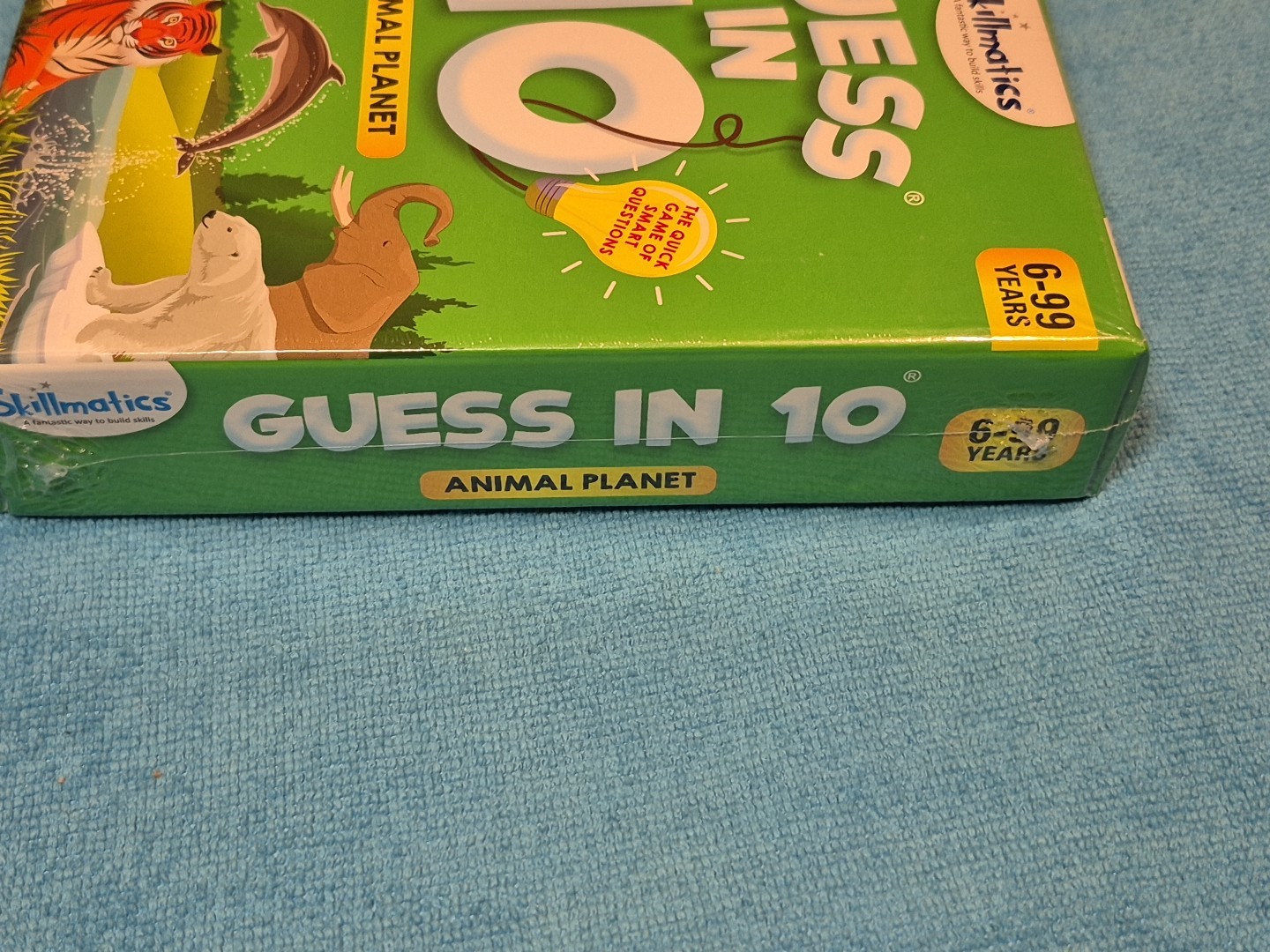 Skillmatics Guess in 10 Animal Planet Card Game New