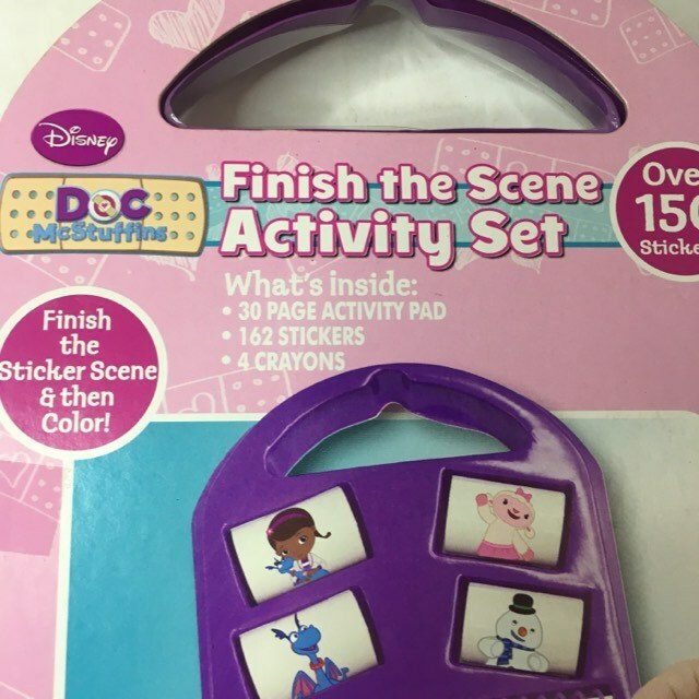 New Vintage Tara Toy Doc McStuffins Finish The Scene Activity Pad NEW FREE SHIP
