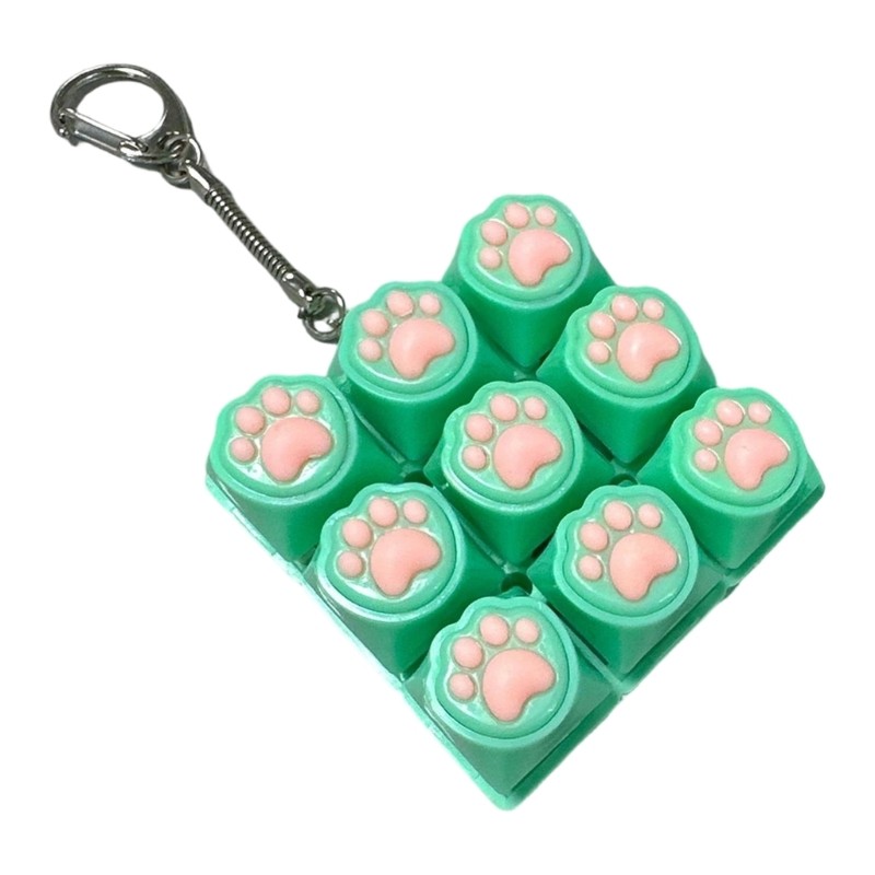 Silicone Cats Paws Button Presser Desk Toy For Relaxation And Finger Exercise