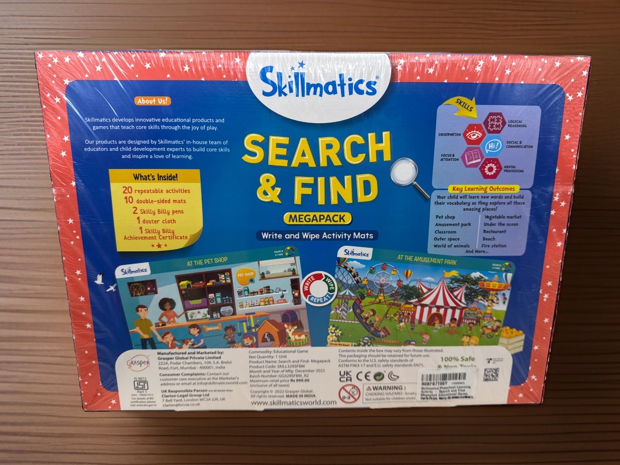 Search and Find Megapack Educational Game Reusable Preschool Learning Activity