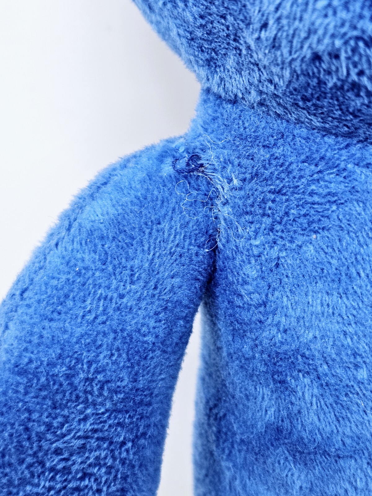 Rainbow Friends Droeong 2022 Horror Game Blue Plush Used Stuffed Doll 10″