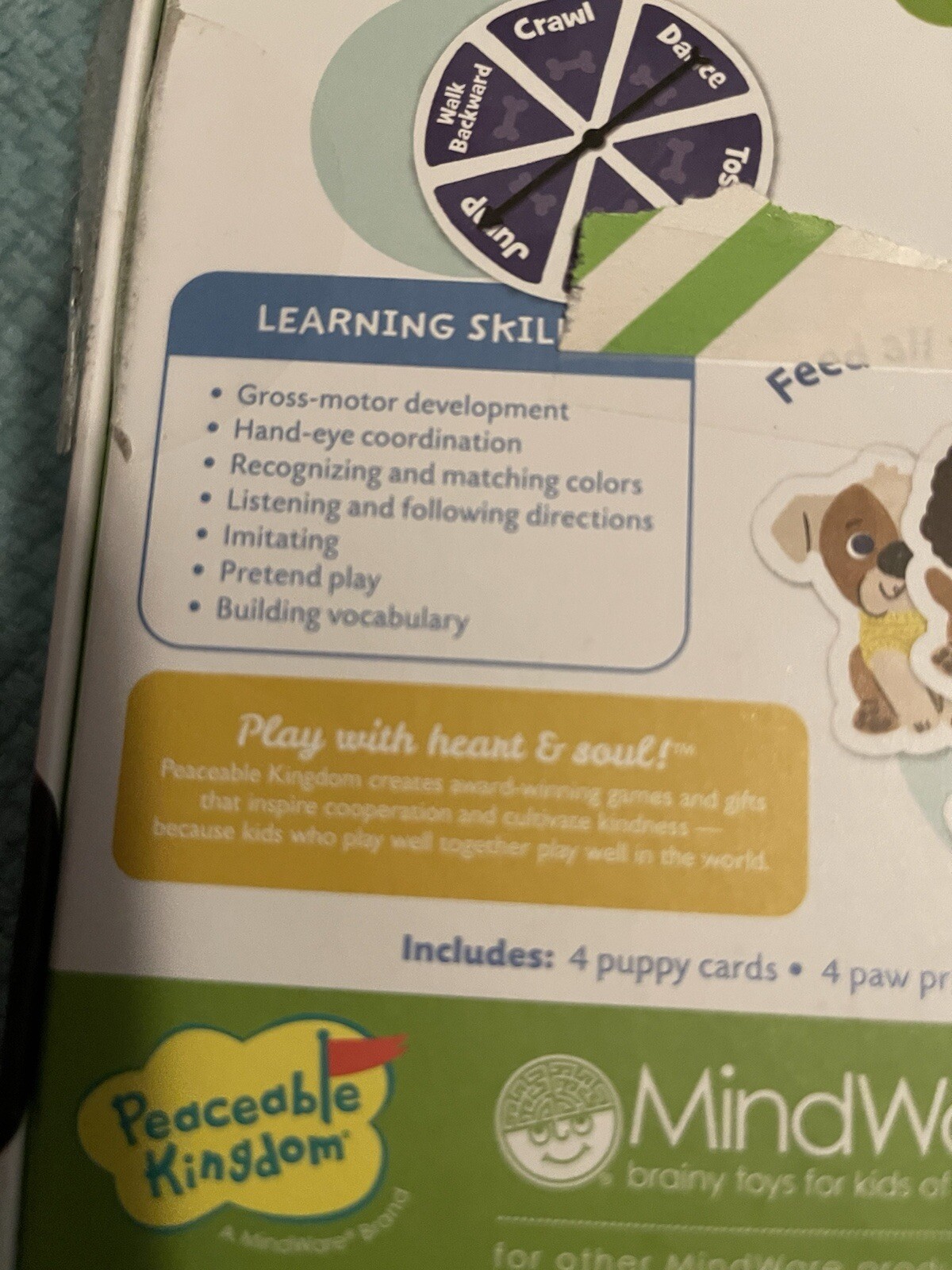 Get Up For Pup Cooperative Learning Game Peaceable Kingdom – 100% Complete