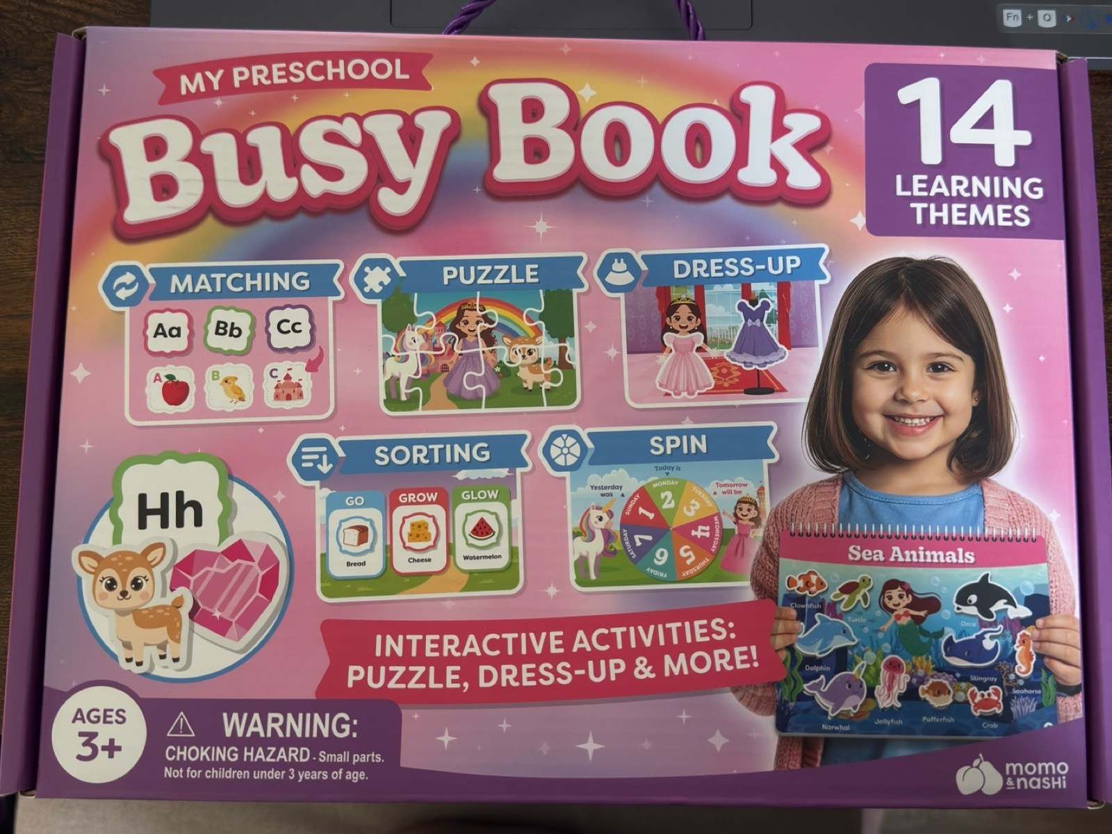 My Preschool Busy Book for Toddlers Ages 3+