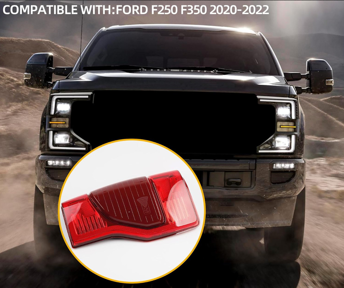 20-22 Ford F350 F250 Super Duty Blindspot Ready Right Passenger Side Tail Light