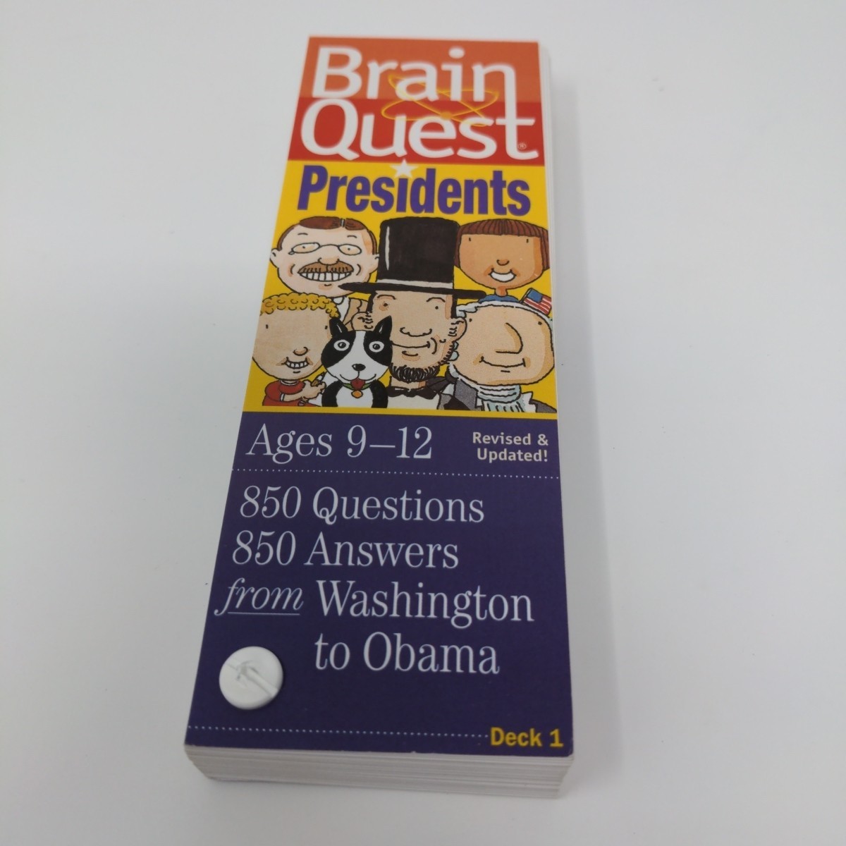 Brain Quest Presidents (Ages 9 – 12) Washington to Obama Decks 1 & 2