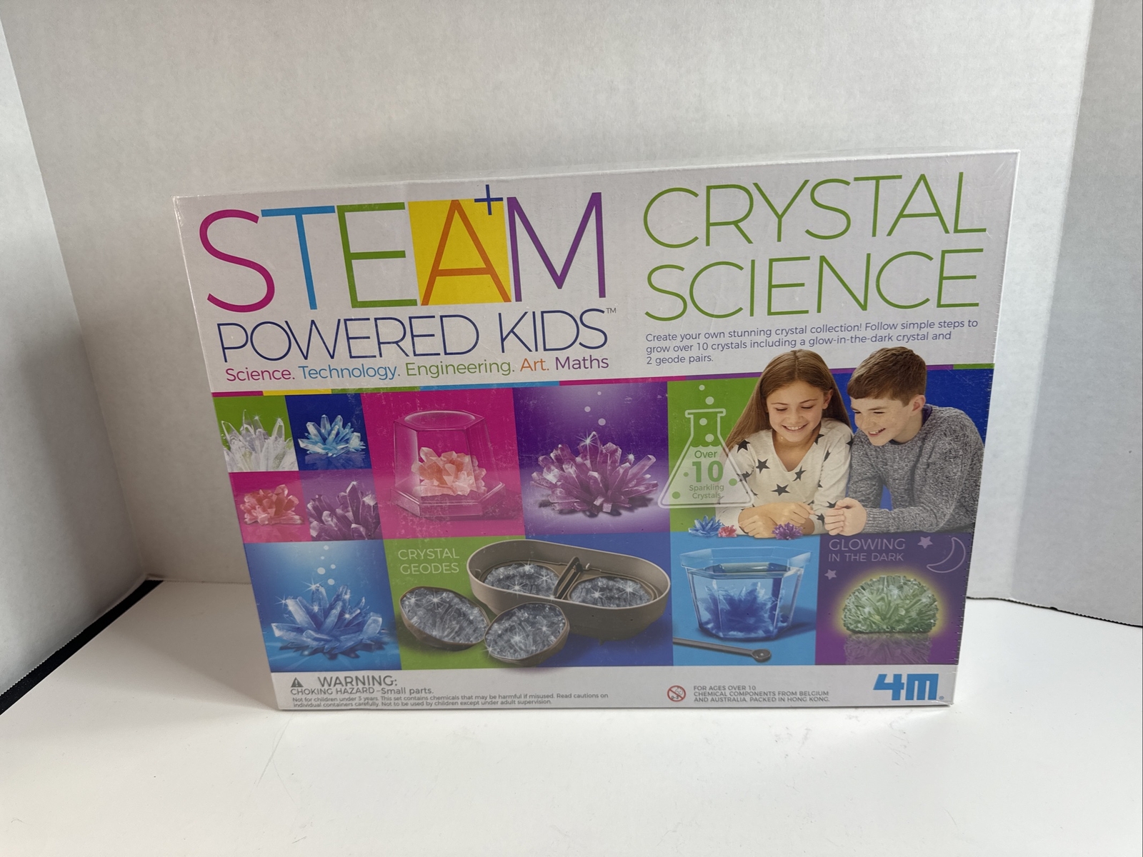 4M Deluxe Crystal Science Steam Powered Kid Science Math Technology Engineer
