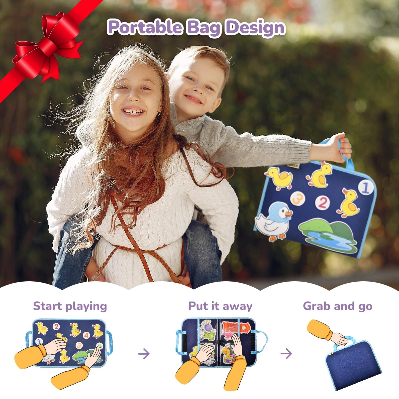 CHEFAN 12 Pack Felt Storyboard Pieces for Toddler, Flannel Board Stories for …