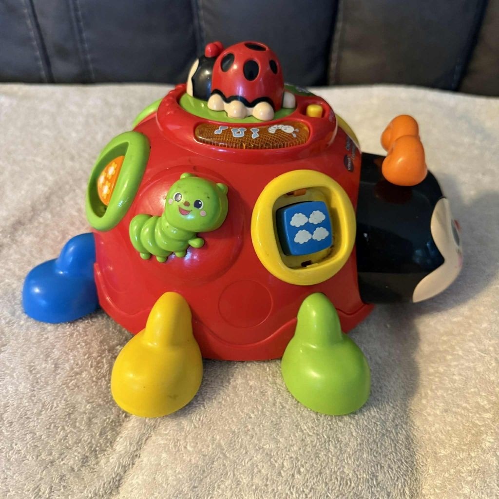 VTech Crazy Legs Learning Bugs Lady Bug Educational Toy Red