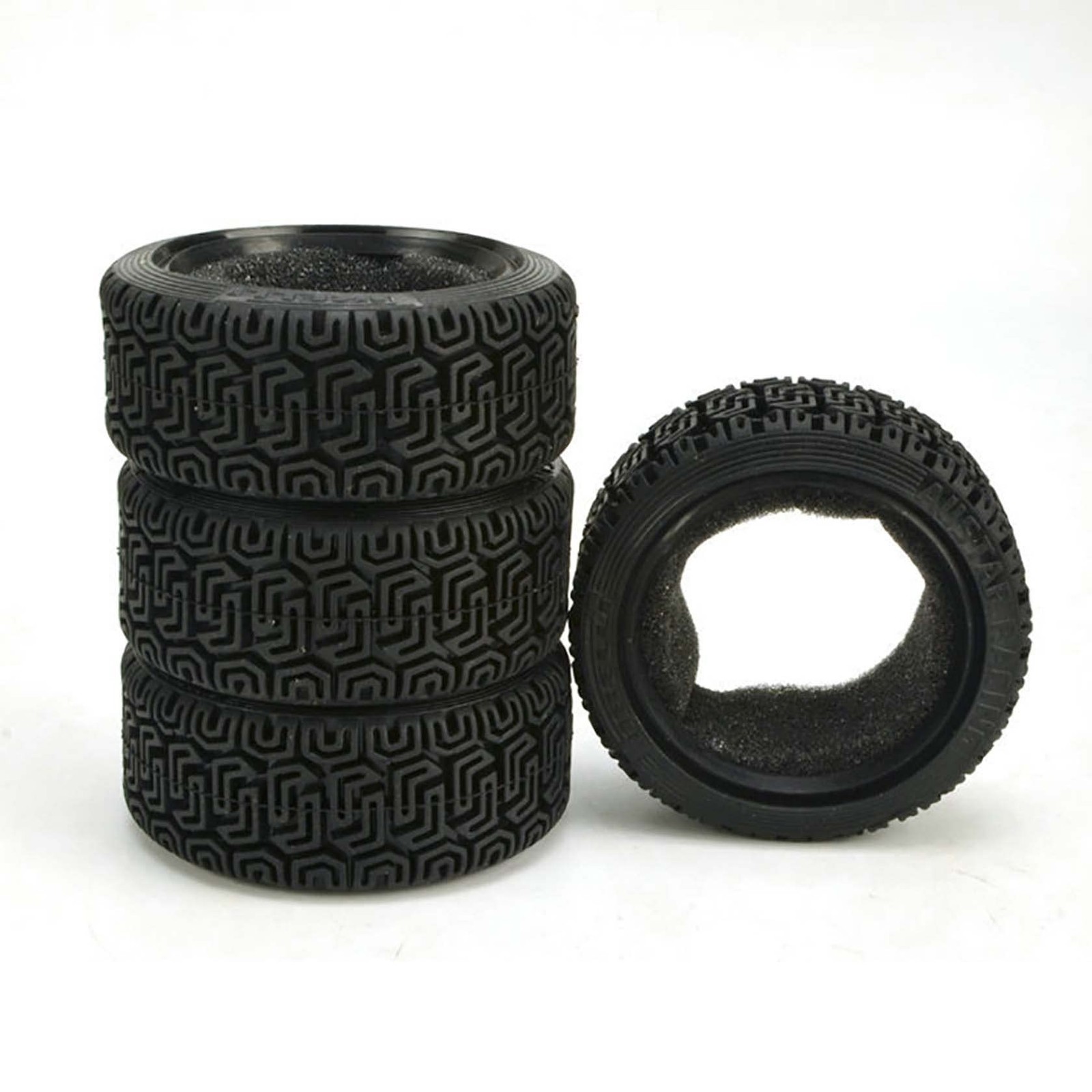 1/10 RC Car Racing Flat Run Sponge Insert Rubber Tyres 68mm Tires for 1:10 RC…