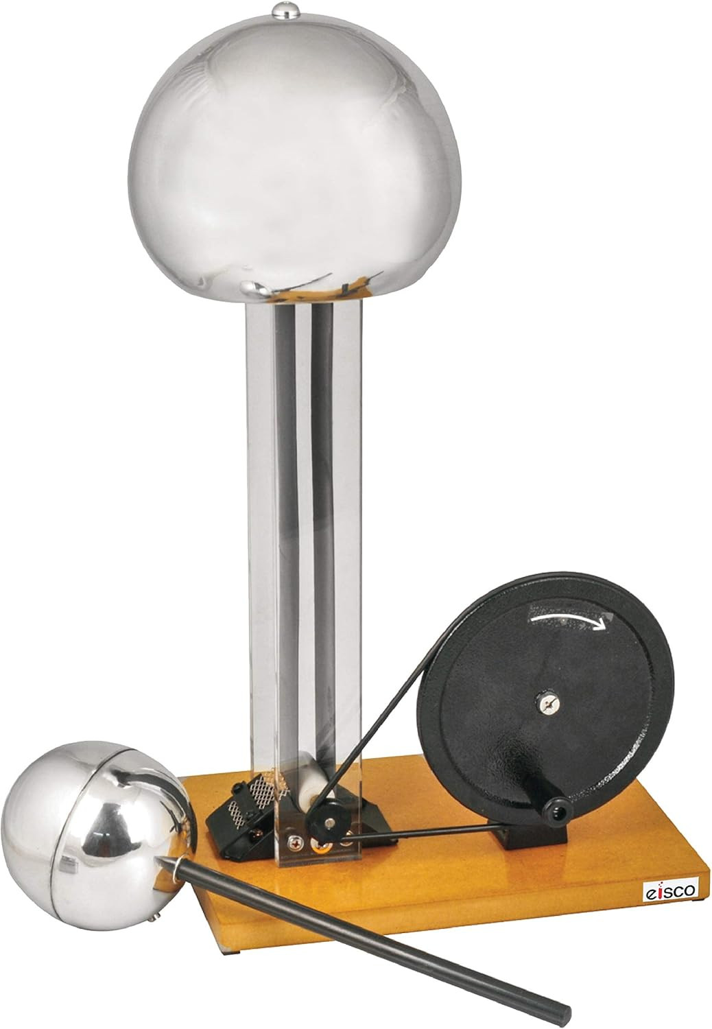 Hand Crank Van De Graaff Generator, up to 100Kv – Static Electricity Generator,