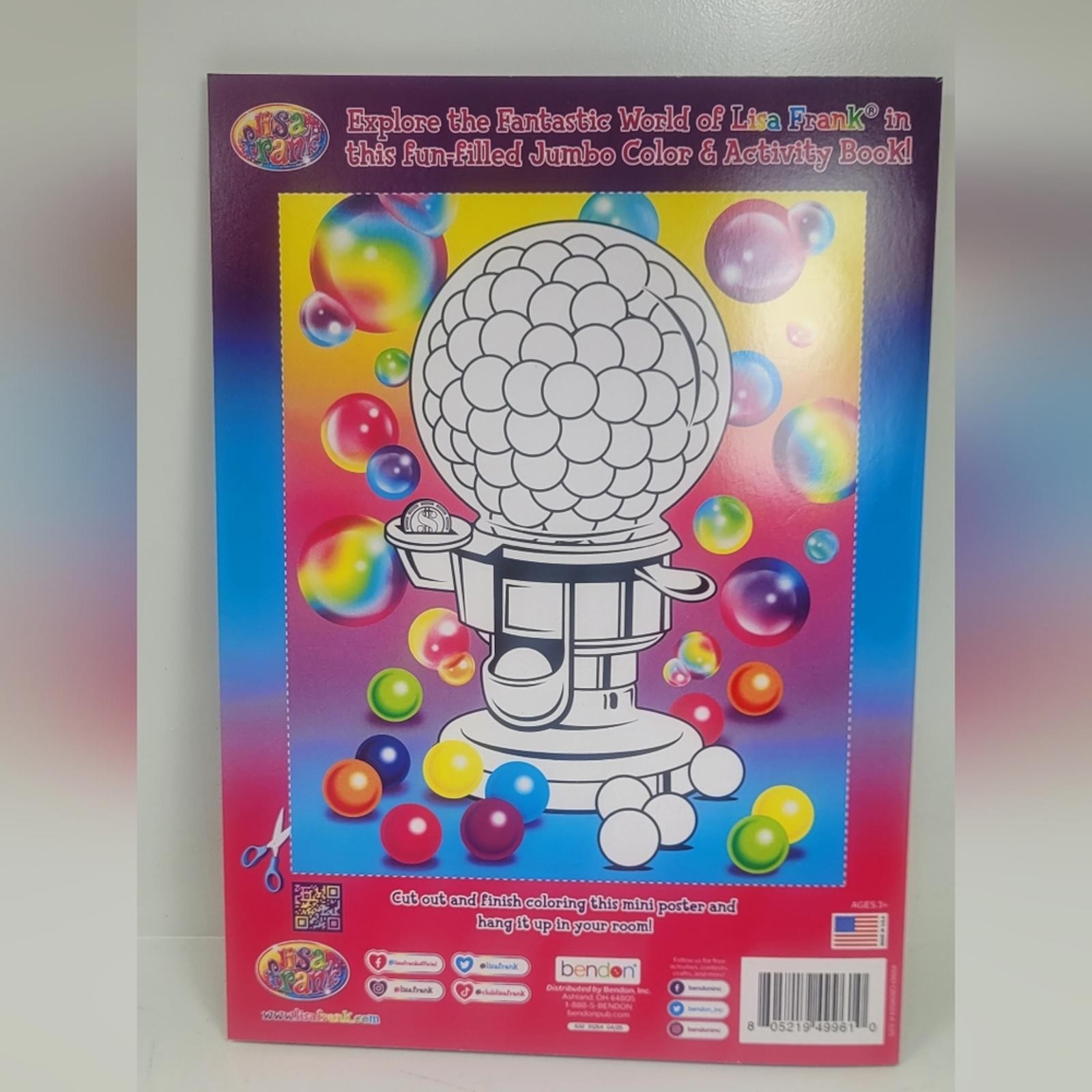 Lisa Frank Jumbo Color & Activity Book