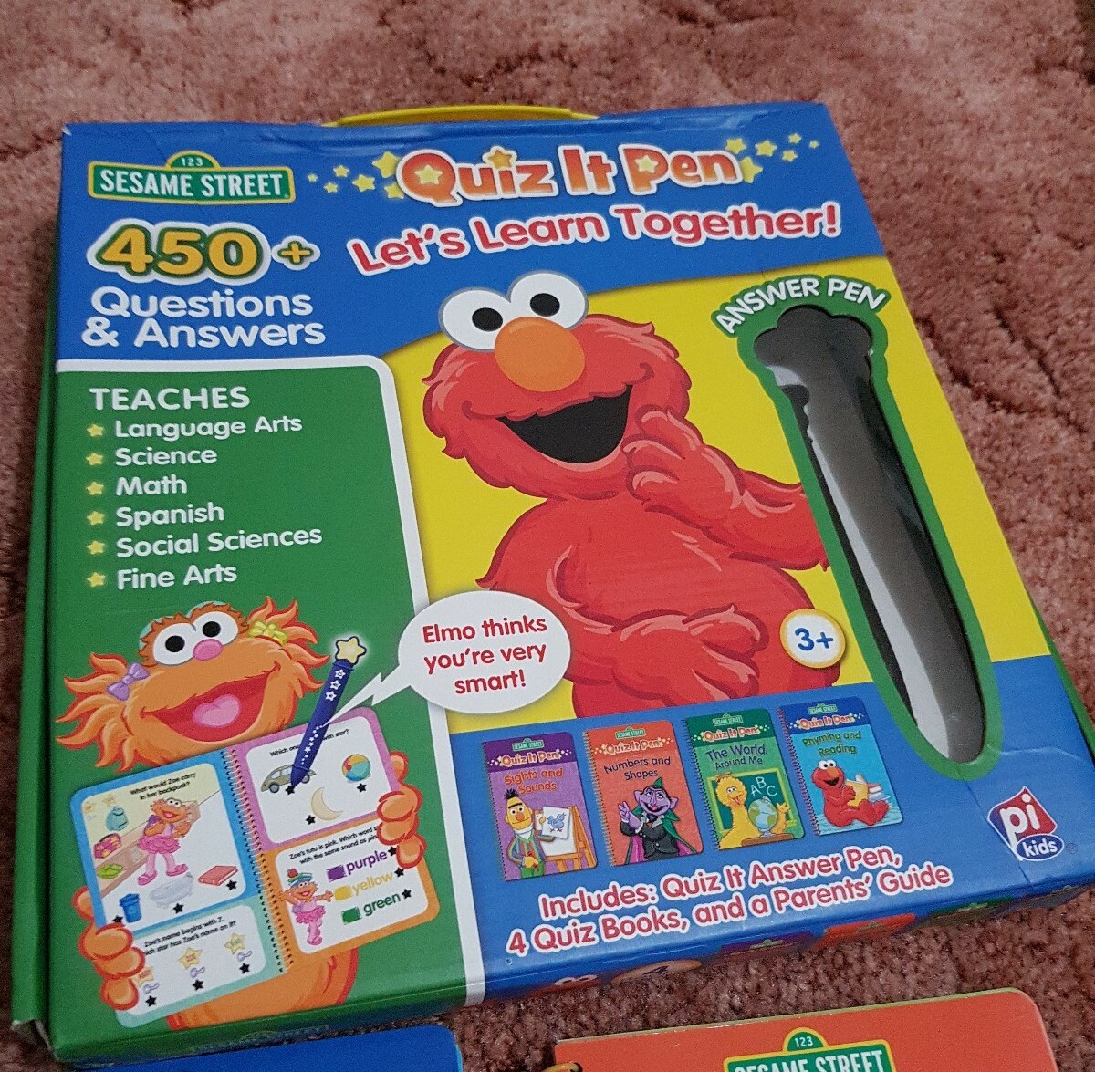 Excellent Quiz It Pen age 3+ PRESCHOOL : Box of 4 with 450 Questions and Answers
