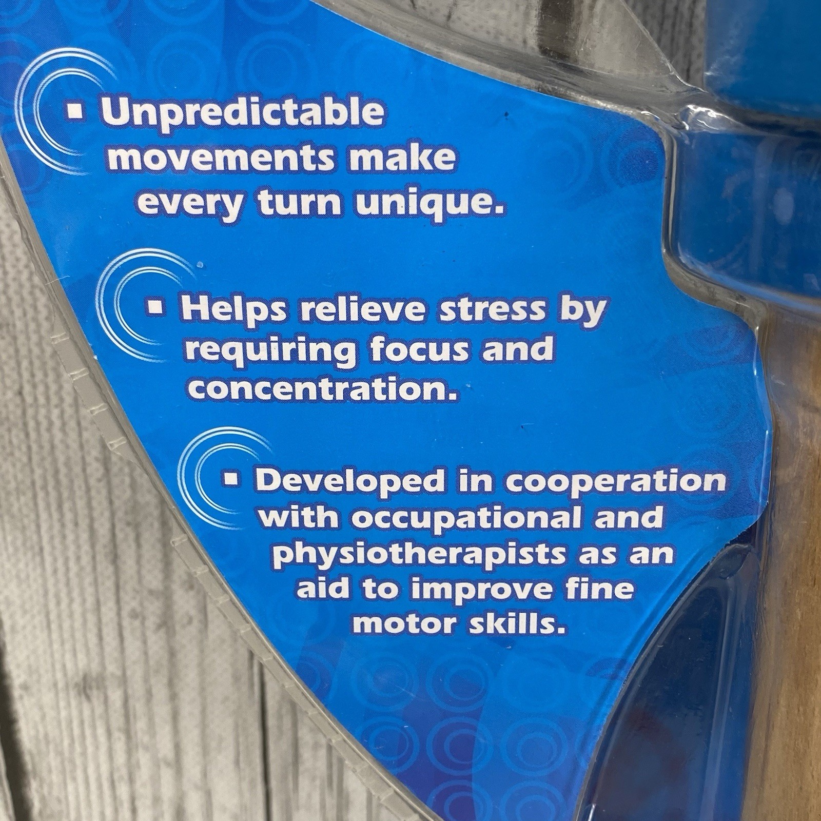 True Balance Coordination STEM Wooden Game Toy Blue Fine Motor Skills By Excite