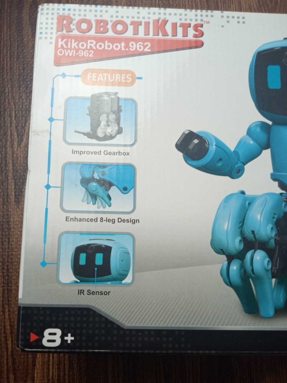 KikoRobot.962 STEM “Robotikits” Robot Assembly Kit with I/R & Al Technology