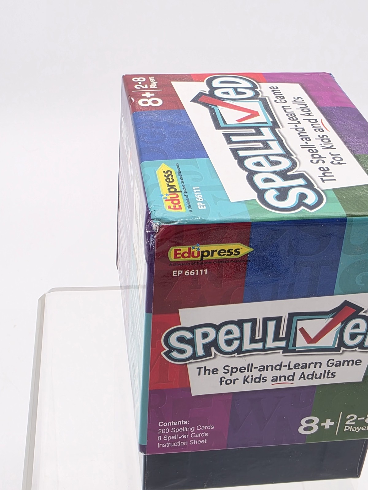 Spell Checked Educational Spelling Card Game Ages eight and up, Complete