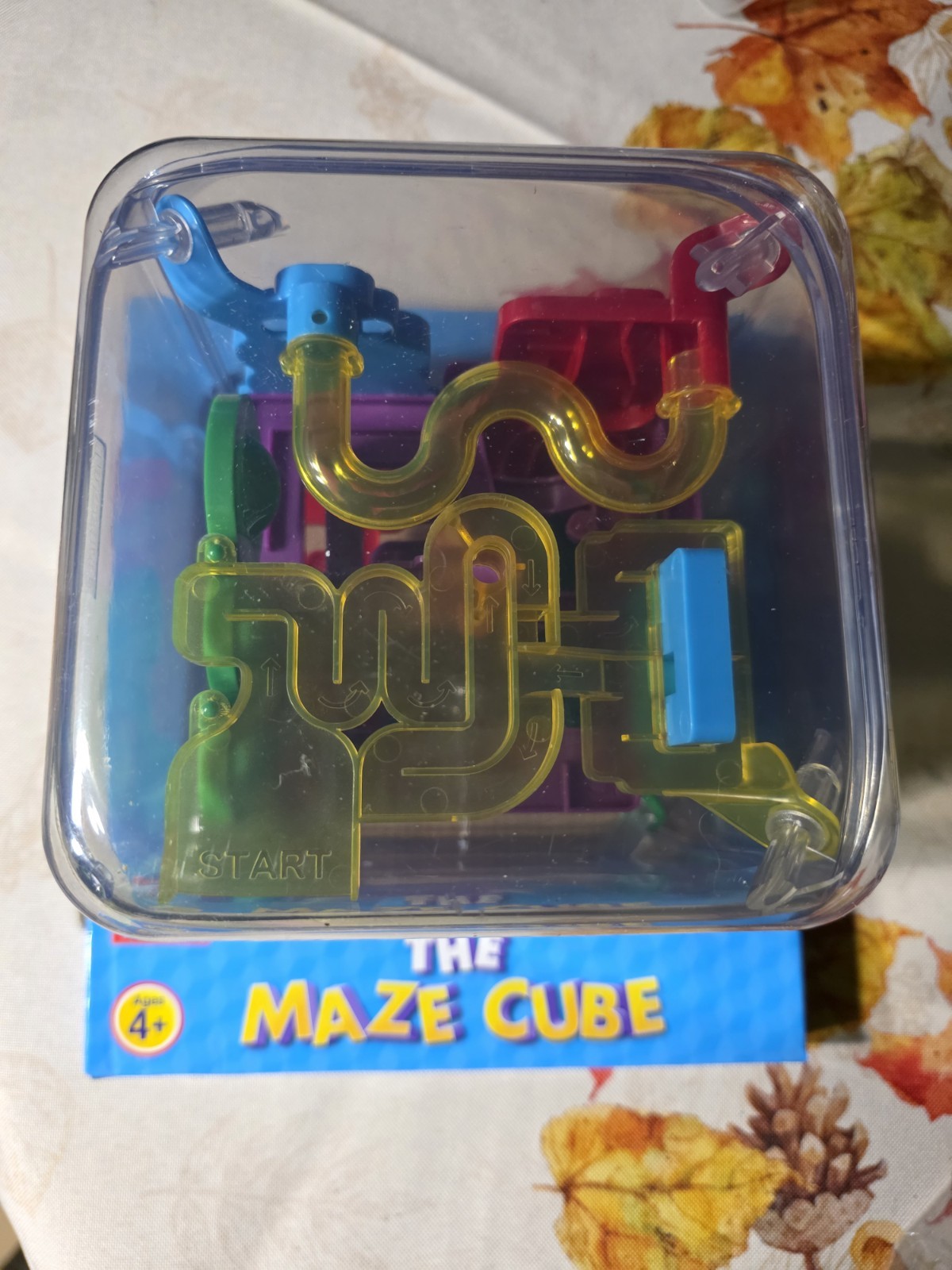 Lakeshore Learning 3D Maze Magic Cube Transparent Puzzle Rolling Ball Toys STEM