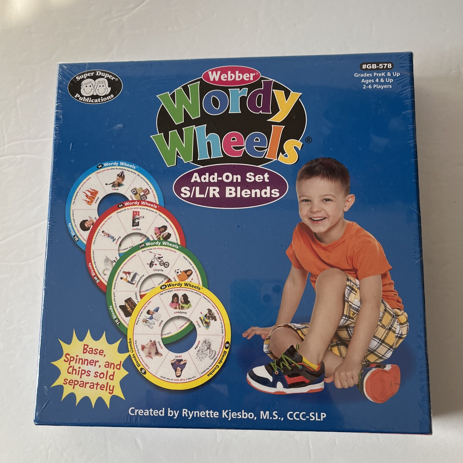 Webber Wordy Wheels “ADD ON SET” S/L/R Blends 4yrs.up by Super Duper