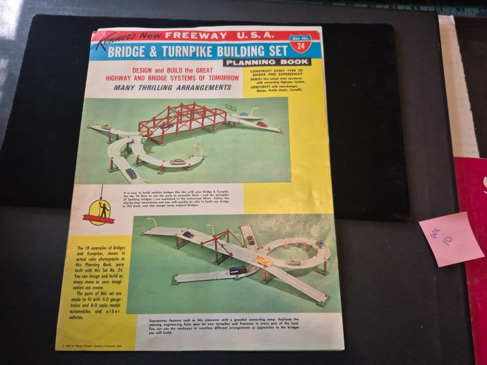 kenner’s freeway U.S.A.BRIDGE & TURNPIKE PLANNING BOOK# 24 1964 ekim