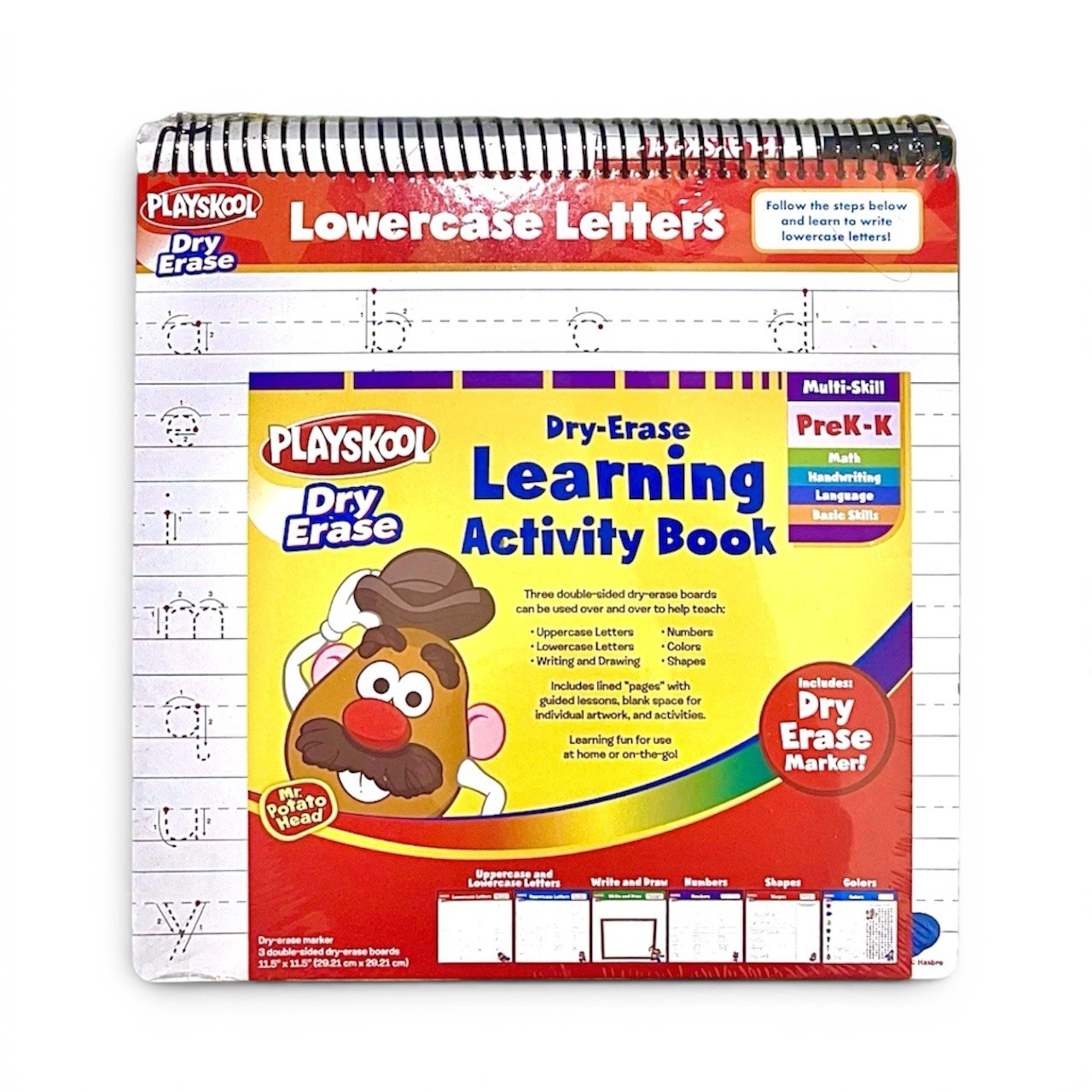 Playskool Mr Potato Head Early Learning Fun Case & Dry Erase Learn to Letter Pad