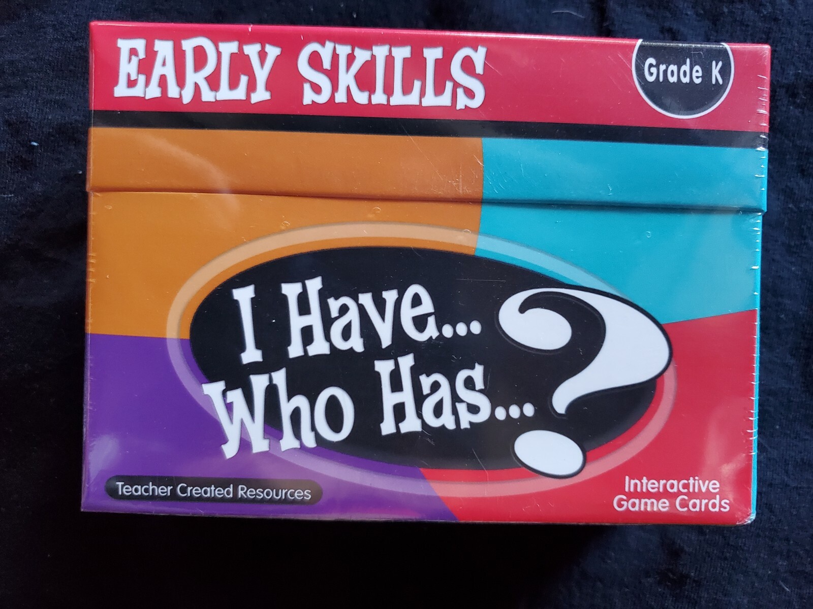 I Have. Who Has? Early Skills Game for Grade K Teacher Created Interactive Cards