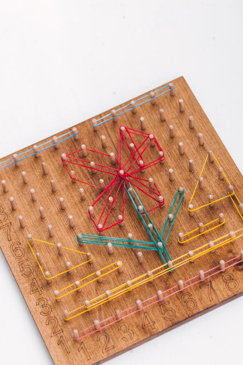 Geoboard 10 x 10, creative toys, homeschool, preschool materials, kids toddlers