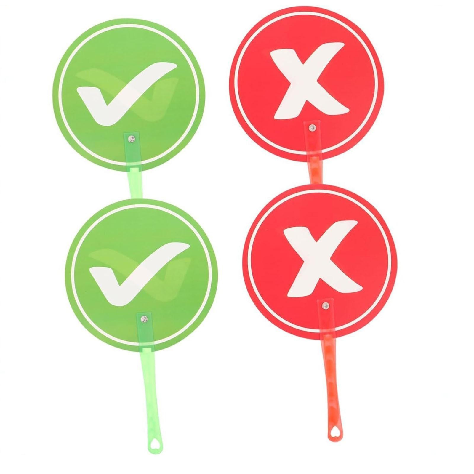 10x Voting Paddles Classroom Event Supplies Voting Answer Board Interactive Tool