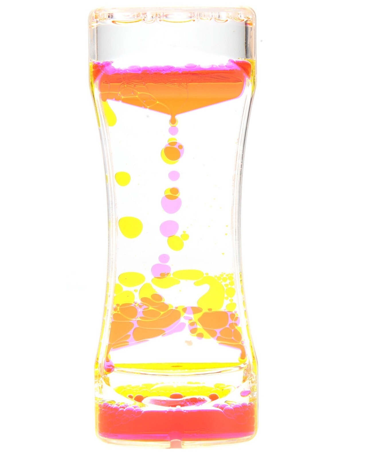 Liquid Motion Bubbler Yellow & Pink
